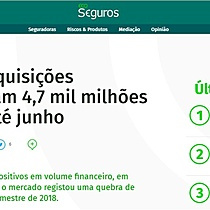 Fuses e aquisies movimentam 4,7 mil milhes de euros at junho